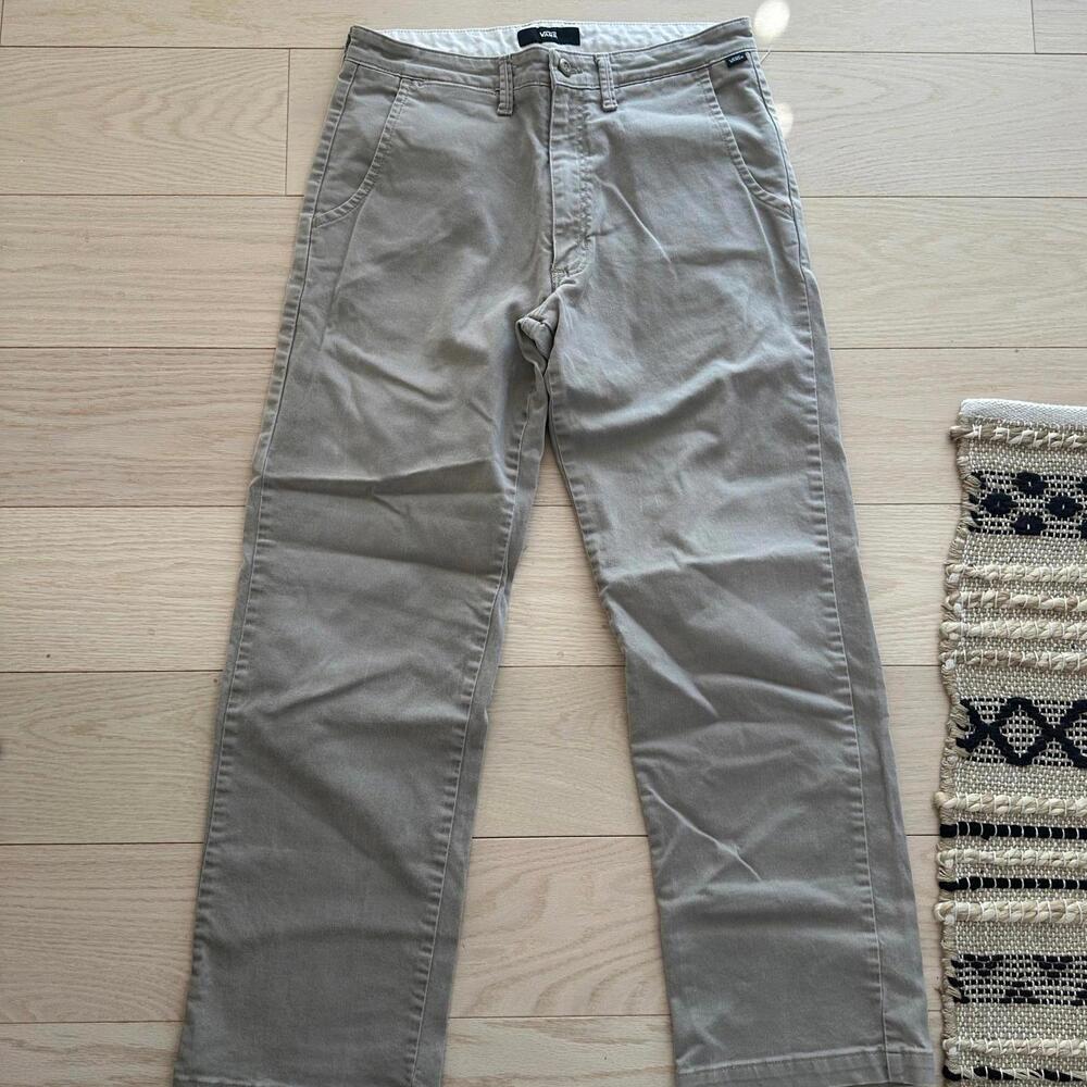 Vans Men's Casual Chinos - Beige Comfort Fit -  Size 32''